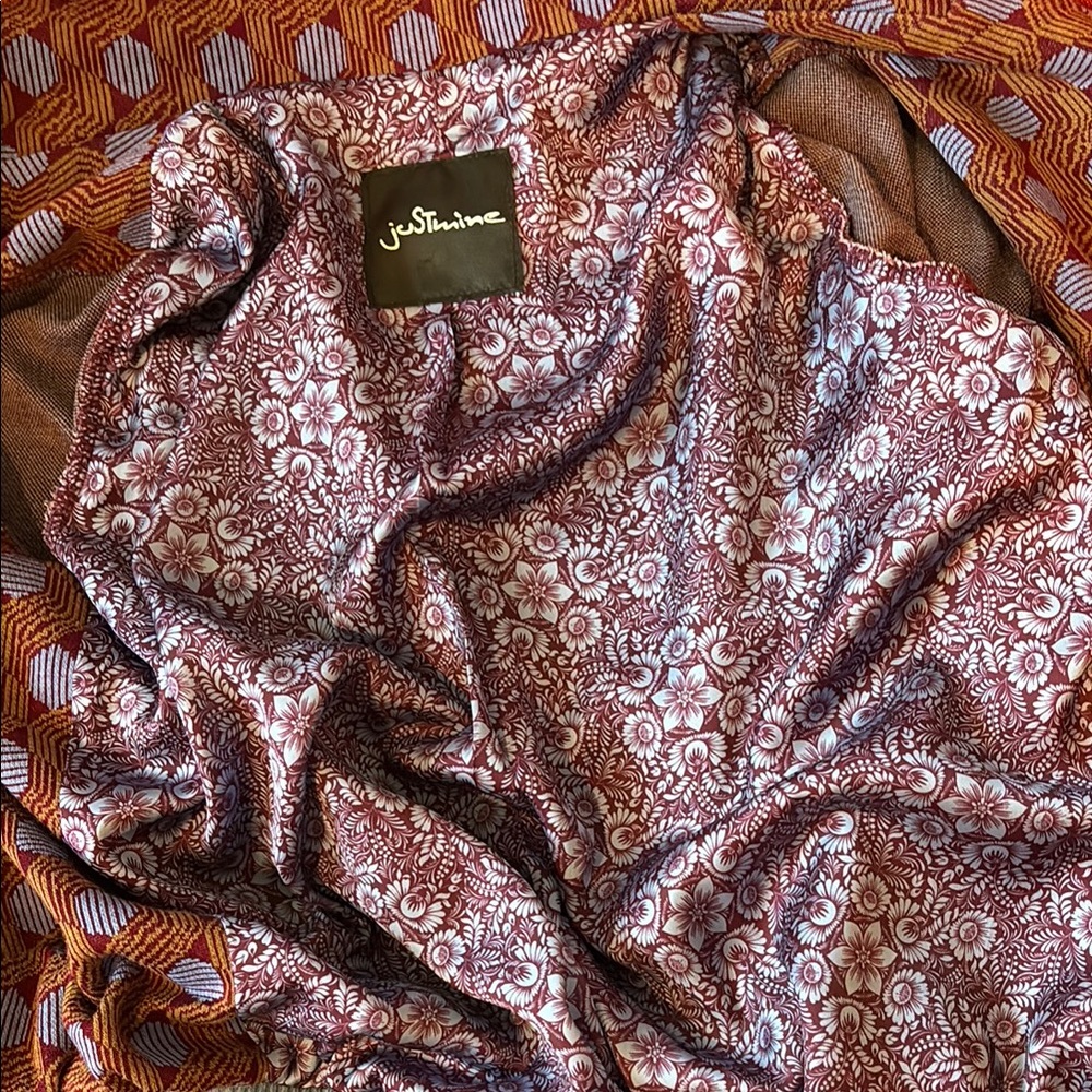 Justmine Geometric Patterned Jacket - Picture 9 of 11